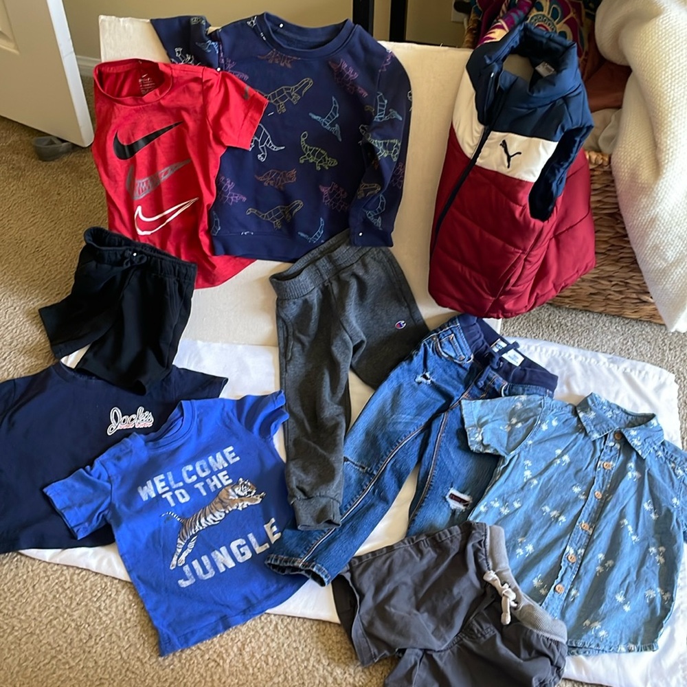 4T Boys 10 Piece Summer2Fall Separates Bundle